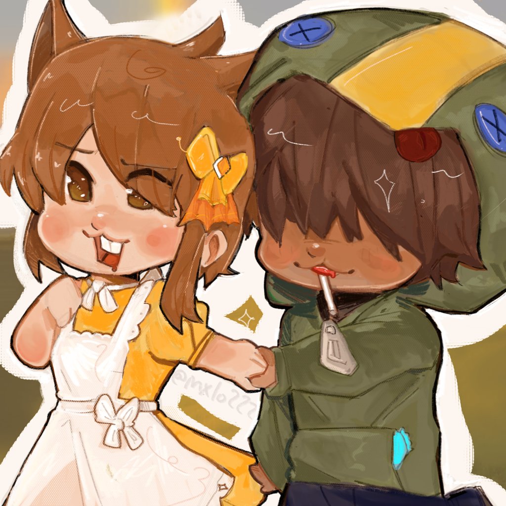 proyumecito's tweet photo. Y por último el selfship del admin ! no es obligatorio citar pero quería ponerlo para ver que dicen !! ^^ (yo estaré citando está dinámica jeje)

— Carpileon 
Leon (he/him) y Carpi (he/him) https://t.co/pFQWb4sviI