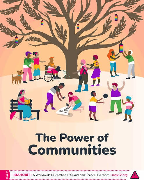 今年的世界不再恐同恐双恐间性恐跨日的主题是“社群的力量”。祝愿各位酷儿朋友们节日愉快，平安顺遂，也愿我们彼此支持，给予彼此做自己的力量。

【网评】祝各位酷儿朋友们节日快乐！

m.weibo.cn/status/PseRc0B…