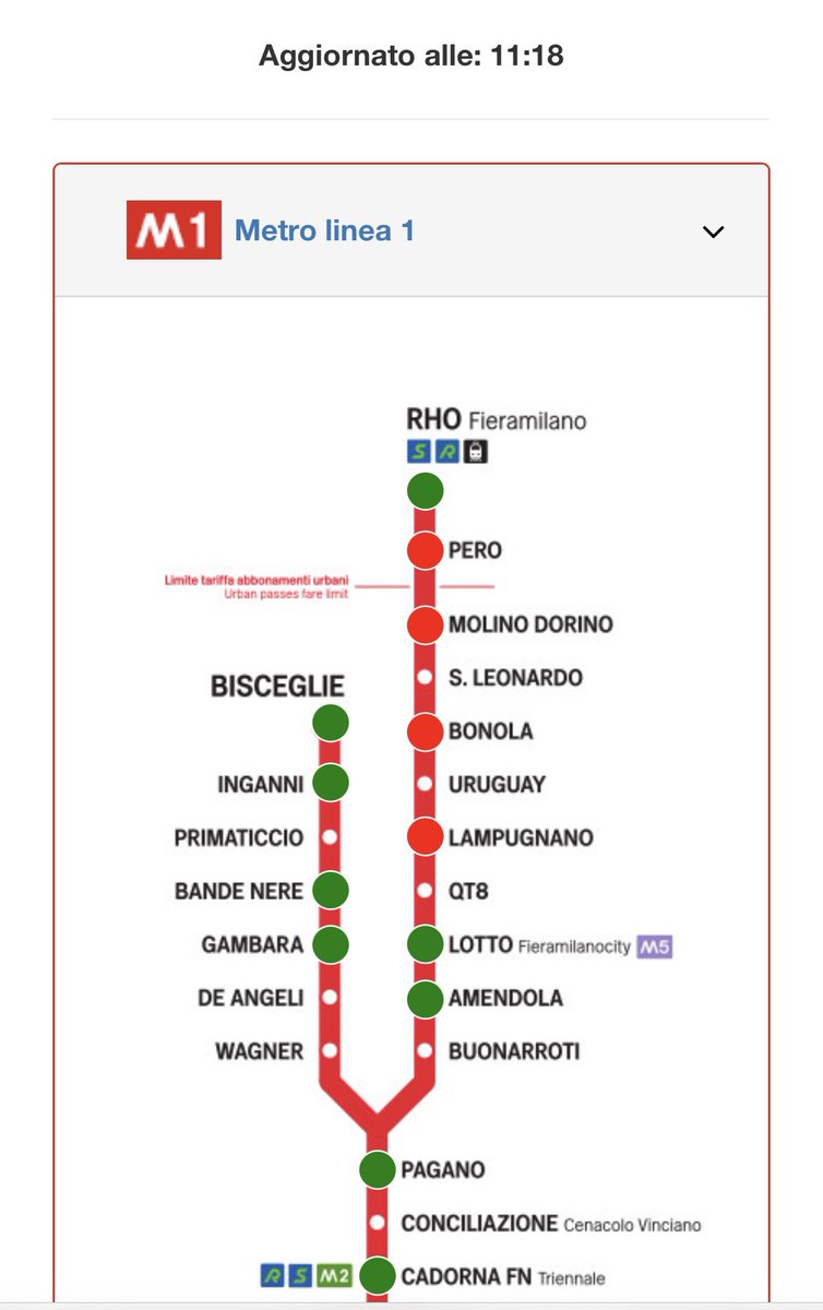 pikappa's tweet photo. Rosso = metro inaccessibile per ascensori non funzionanti. @atm_informa ma cosa diavolo sta accadendo in questi mesi? Ma io come dovrei uscire di casa secondo voi? Vivo a Molino e lavoro a Lodi TIBB. https://t.co/P4s4cbCR9A