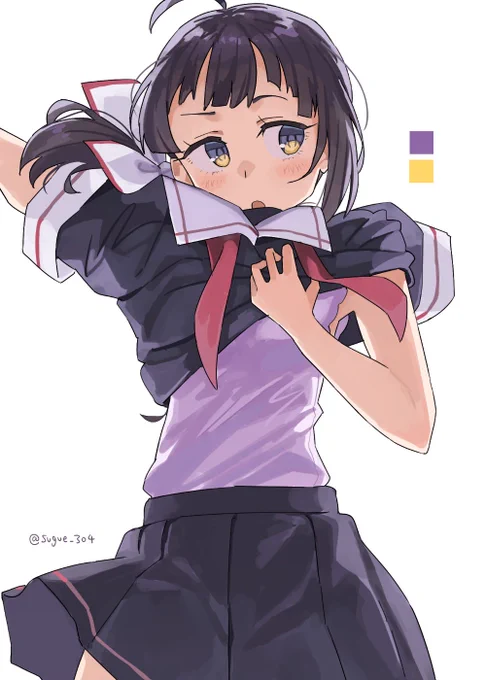 藤波と白露型の服 