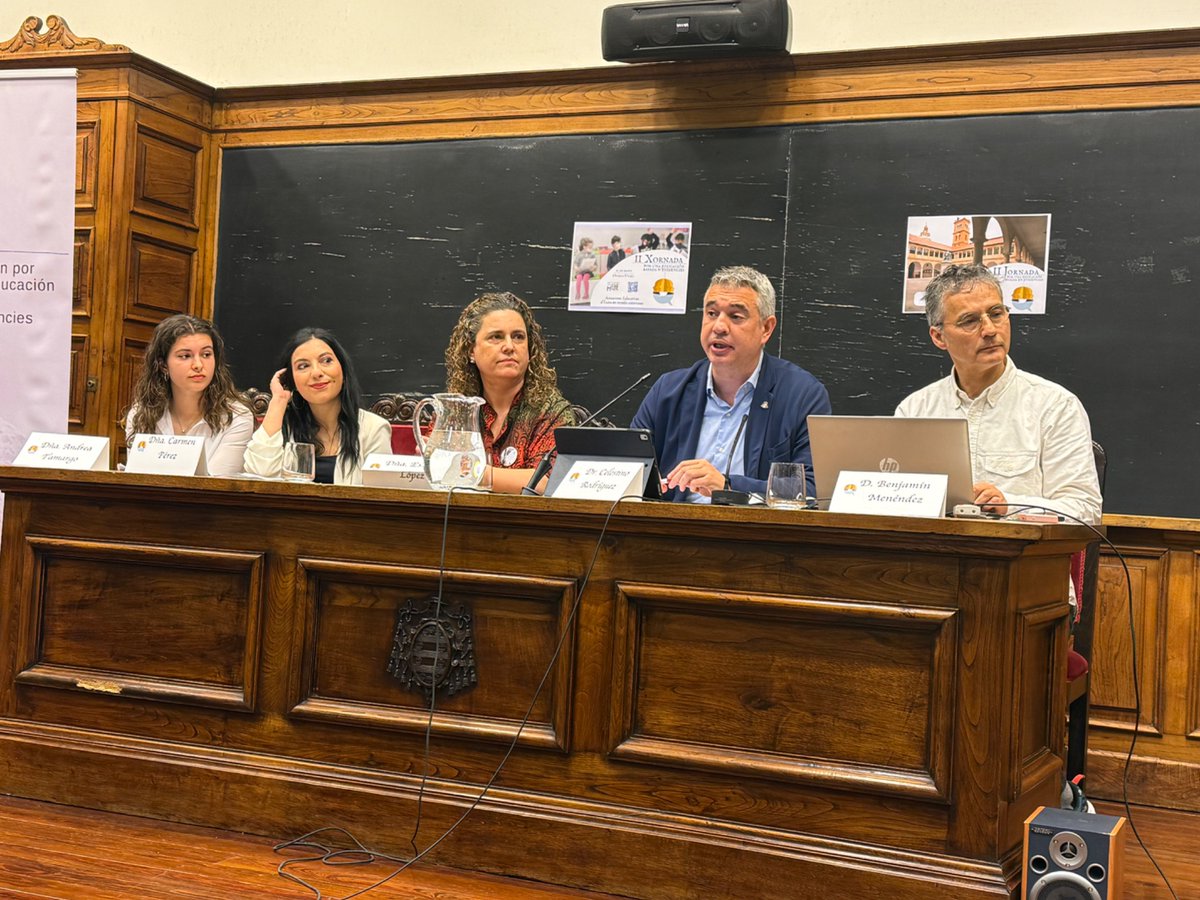 Pilar Fernández (@pilieducacion) on Twitter photo <a href="/PiliEducacion/">Pilar Fernández</a>
·
8s
Panel AEE y formación del profesorado en la #IIjornadaaebe de
<a href="/AsturiasAEBE/">Asturias AEBE</a>
en
<a href="/uniovi_info/">Universidad Oviedo</a>
con el decano de educación, el voordinador de las redes formativas en Aee y fos estudiantes de master del profesorado <a href="/PiliEducacion/">Pilar Fernández</a>
·
8s
Panel AEE y formación del profesorado en la #IIjornadaaebe de
<a href="/AsturiasAEBE/">Asturias AEBE</a>
en
<a href="/uniovi_info/">Universidad Oviedo</a>
con el decano de educación, el voordinador de las redes formativas en Aee y fos estudiantes de master del profesorado