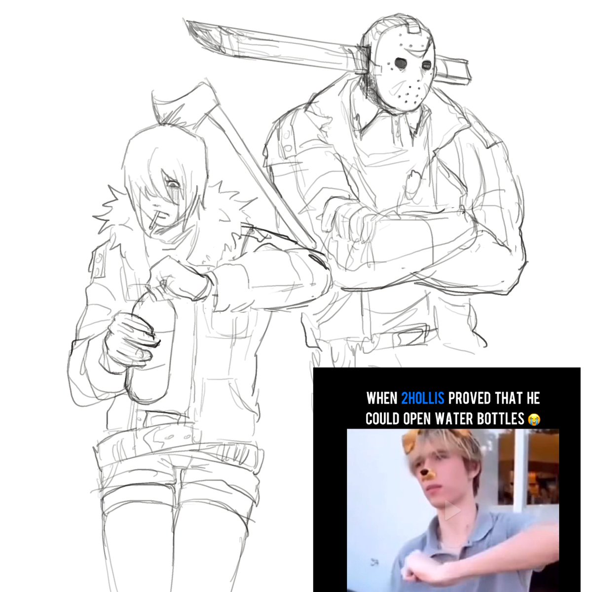 they  got me drawing just absolutely Anything