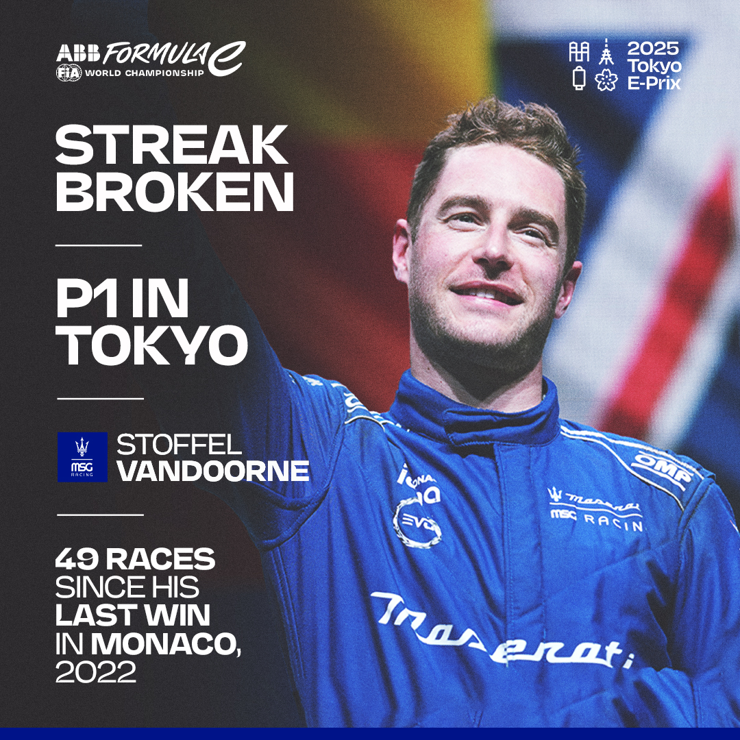 A long time coming for @SVandoorne 🏆 

#TokyoEPrix