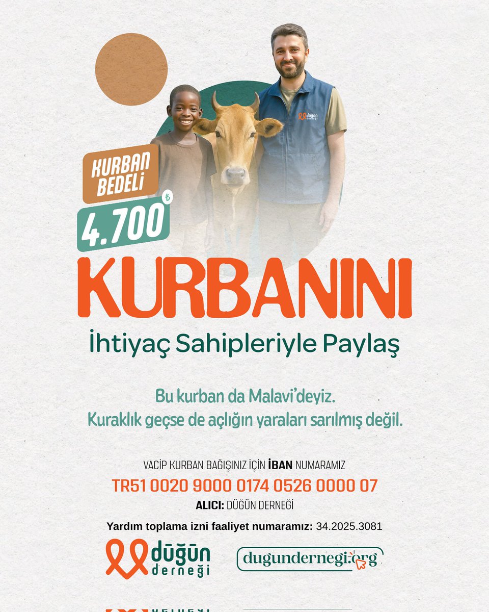 dugunderorg's tweet photo. Siz de bu iyiliğin bir parçası olmak istiyorsanız bir mesaj göndermeniz yeterli.

Lütfen bağış sonrası bizlere dekont iletmeyi unutmayın. WhatsApp üzerinden ulaşabilirsiniz +90 530 667 53 80

Not. DEKONTLA İLETİLMEYEN KURBAN KESİLMEYECEKTİR https://t.co/HU4gdj5Jf6