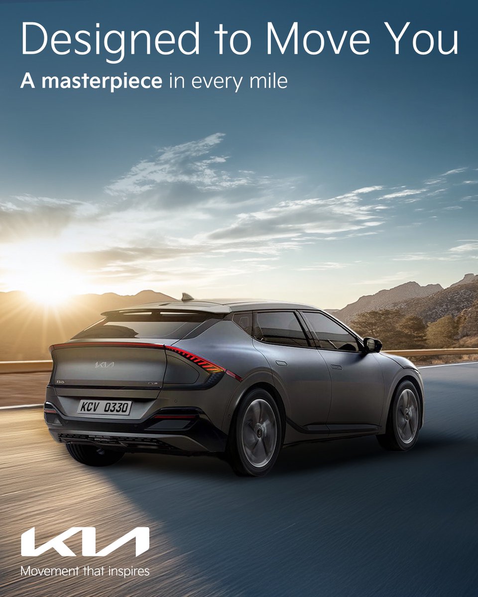 KiaJourney2025's tweet photo. Perjalanan terasa berbeda saat ditemani oleh Kia EV6. Dengan desain futuristik dan performa tanpa kompromi, setiap perjalanan menjadi momen yang menenangkan sekaligus memukau.
Kia Indomobil
#KiaMovingWithYou #MovementThatInspires #KiaAwesome #MyKia #KiaIndonesia #LifeWithKia #Kia #IndomobilKia #KiaIndomobil #KiaEV6