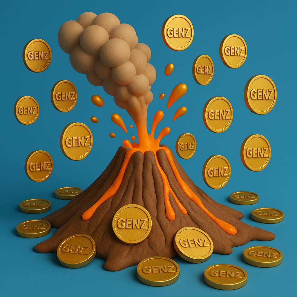 Gennii27's tweet photo. I want to see the day when $GenZ coin. Explodes. 🔥
That day is coming closer than ever the pressure is building, The momentum is real. And when it erupts.
There's no stopping it. 💥
#GenZcoin #CryptoEruption #NextBigThing #Altcoinseason https://t.co/HA8FLs0V3q