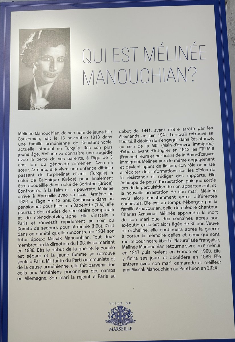 Ce matin nous étions présents à l’inauguration des belles écoles Melinée et Missak Manouchian.
Merci à la Ville de <a href="/marseille/">Ville de Marseille</a> d’honorer la mémoire de ces 2 grandes figures de la Résistance et de répandre ainsi leurs valeurs dans l’espace public et dans ce haut lieu de l’éducation