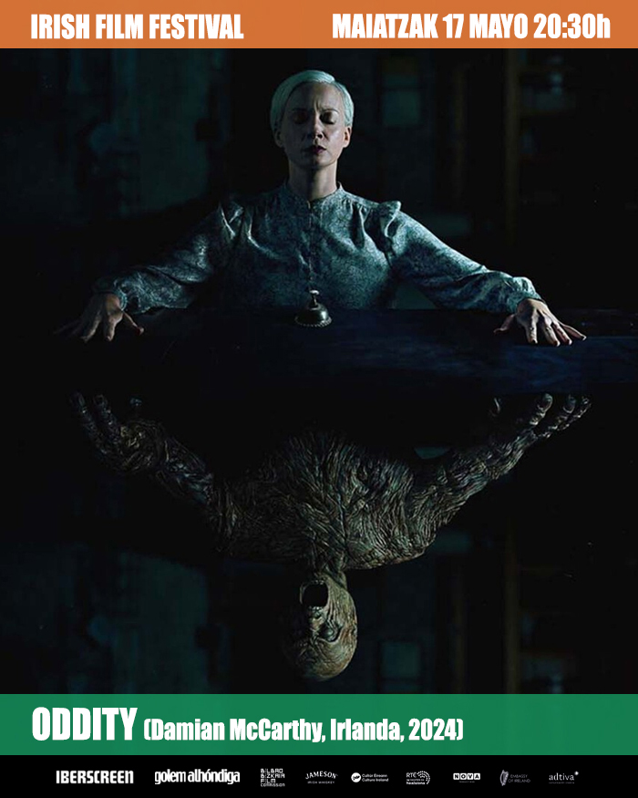 Golem Alhóndiga (@golembilbao) on Twitter photo 🇮🇪 Gaur <a href="/iberscreen/">Iberscreen</a> #IrishFilmFestival:
🎞️ #Dreamtown, con la presencia de su director, #StevenMckenna, y sus protagonistas, #TonyMurphy y #CianHyland.
🎞️ #Oddity, una cinta de terror de #DamianMcCarthy.
Entradas 🎟️: ow.ly/PTCn50VP5aC 🇮🇪 Gaur <a href="/iberscreen/">Iberscreen</a> #IrishFilmFestival:
🎞️ #Dreamtown, con la presencia de su director, #StevenMckenna, y sus protagonistas, #TonyMurphy y #CianHyland.
🎞️ #Oddity, una cinta de terror de #DamianMcCarthy.
Entradas 🎟️: ow.ly/PTCn50VP5aC