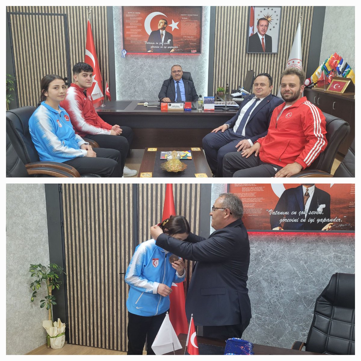 vezirkoprumem's tweet photo. Milli Mücadele Ruhu Genç Sporcularımızla Yaşıyor

19 Mayıs Atatürk’ü Anma, Gençlik ve Spor Bayramı dolayısıyla; İlçe Milli Eğitim Müdürümüz Sayın Resül Özata, Gençlik ve Spor İlçe Müdürümüz Sayın Mehmet Uyar, Beden Eğitimi Öğretmeni ve Boks Antrenörü Bünyamin Aydın, https://t.co/5xhRaQm3Hh