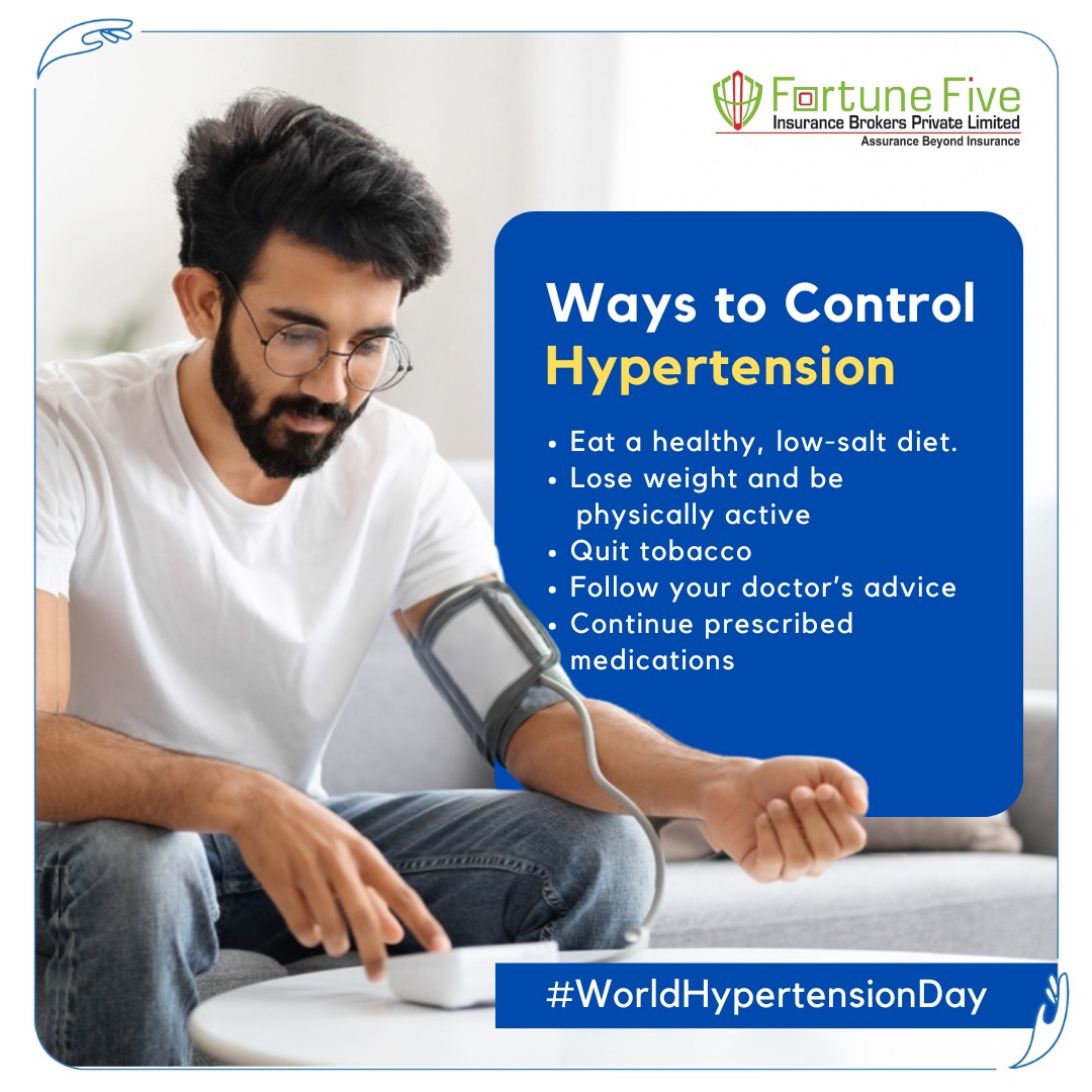 FortuneFiveIBPL's tweet image. High BP doesn’t wait. Why should you?

🩺 Monitor regularly
🥗 Eat mindfully
💪 Stay active
🛡️ Get insured — because treatment costs can rise faster than your pressure.

#WorldHypertensionDay #SmartHealthChoices #StayInsured #HeartMatters