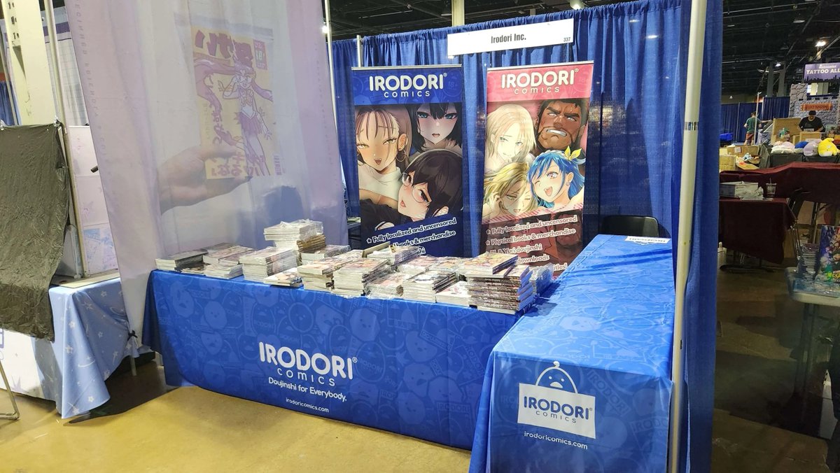 My physical book is available at the Irodori Comics booth at Anime Central!

Booth #337

Make sure to check out the awesome deals!

Publisher: <a href="/IrodoriOnX/">IrodoriOnX (海外向け同人誌出版社イロ鳥コミックス）</a>