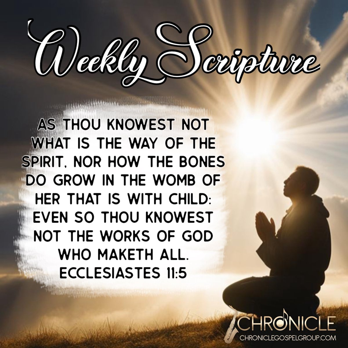 ChronicleGospel's tweet photo. 🙏 Dear Lord help us to trust You. 🙏
https://t.co/y2vK7FYtHZ
#scripture #scripturetruth #bibleverse #Bible #JesusIsLord #Jesus #Jesussaves #gospel #southerngospelmusic #gospelmusic #saxophone #saxophonist #SAX #saxophoneplayer #saxophonelife #JesusChrist #WeSing https://t.co/gfKhRULYFR