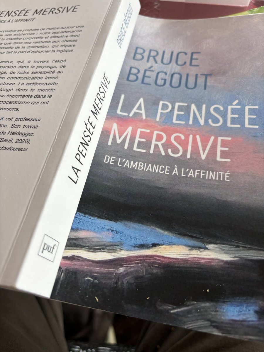Il faut admirer comme la pensée mersive  de Bruce Begout s efforce de ne jamais se référer à nos trois tomes sur l émersion et l Emersiologie chez ⁦<a href="/Vrin_Librairie/">Librairie Vrin</a>⁩ ….