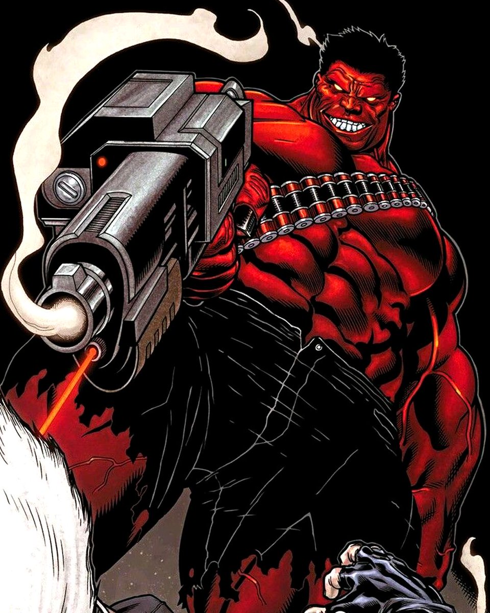 MCU_Direct's tweet photo. Red Hulk almost wielded a gun in CAPTAIN AMERICA: BRAVE NEW WORLD, reveals director Julius Onah:

"It just didn't feel quite right for the actual movie..." Full quote: https://t.co/SVKlHLNtib https://t.co/qrPJnAPdZr