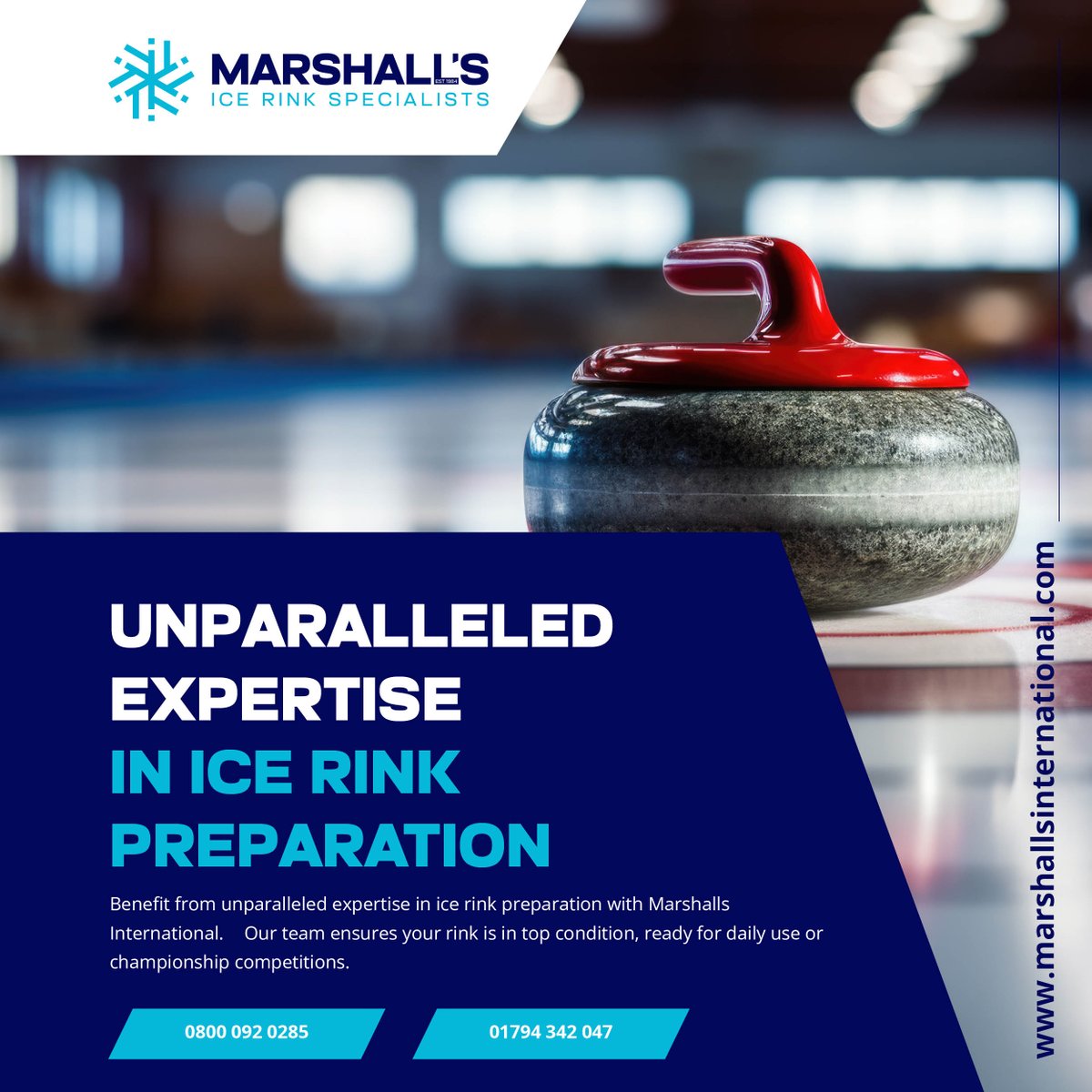 🔁 From barrier repairs to ice depth checks, Marshall’s offers ongoing rink support you can count on. 

Let us take the stress out of rink management. marshallsinternational.com

#Maintenance #IceRinkPreparation