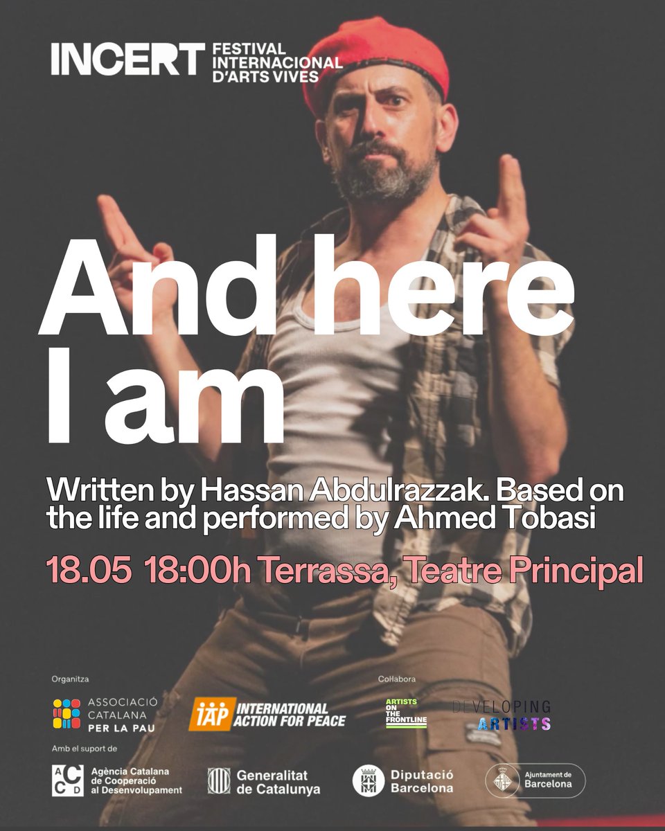 artfrontline's tweet photo. Moving into week 22 of the full-scale invasion in #Jenin Camp, with over 21,000 people forcibly displaced and @ahmedtobasi becoming a refugee for the 3rd time.
#AndHereIAm by @abdulrazzak
part of Incert Festival with @_acpau
🎟️ https://t.co/6U8Yiwpl5g https://t.co/6HNaMvMM47