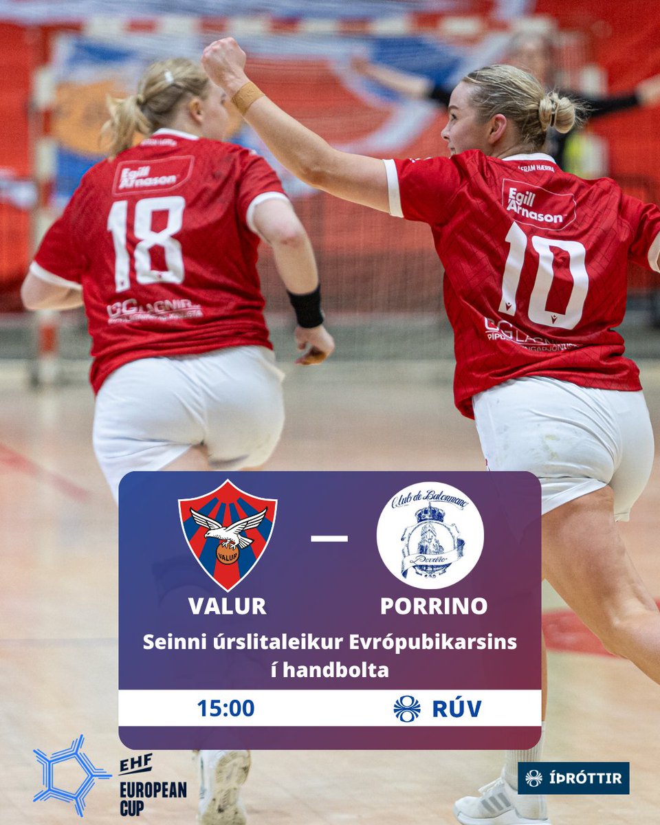 Risa stór leikur í dag! Allar hendur á dekk. Valur getur orðið fyrsta íslenska kvennaliðið til að verða Evrópumeistari í handbolta🦅