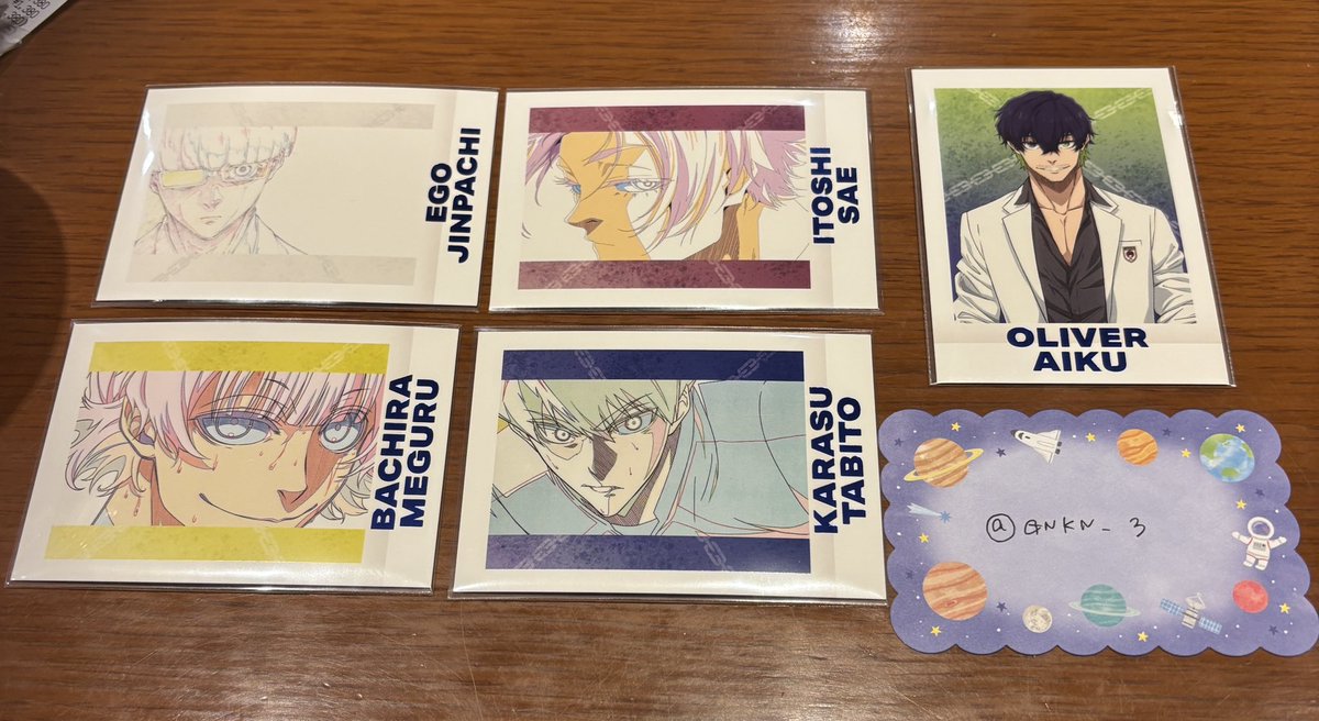 GNKN_3's tweet photo. ブルーロック ブルロ展 エゴ展 パシャこれ 色紙 ネームバッジ 缶バッジ 交換

譲→画像参照

求→士道

19時半ぐらいまでサンシャイン内におります。
検索からでもお気軽にお声掛けください🙇‍♀️

 #エゴ展  #エゴ展交換 https://t.co/1fcSj61X58