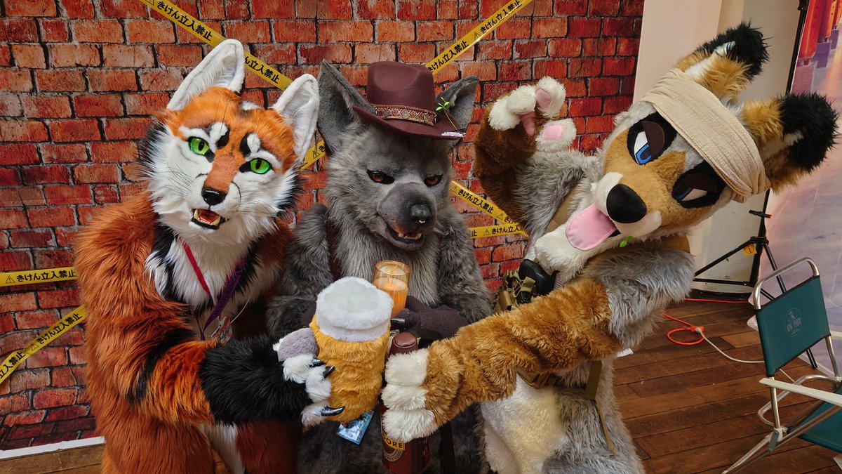 よい子は寝な🐺
あいかんぱーい✨🍻🎶
#ケモすて4