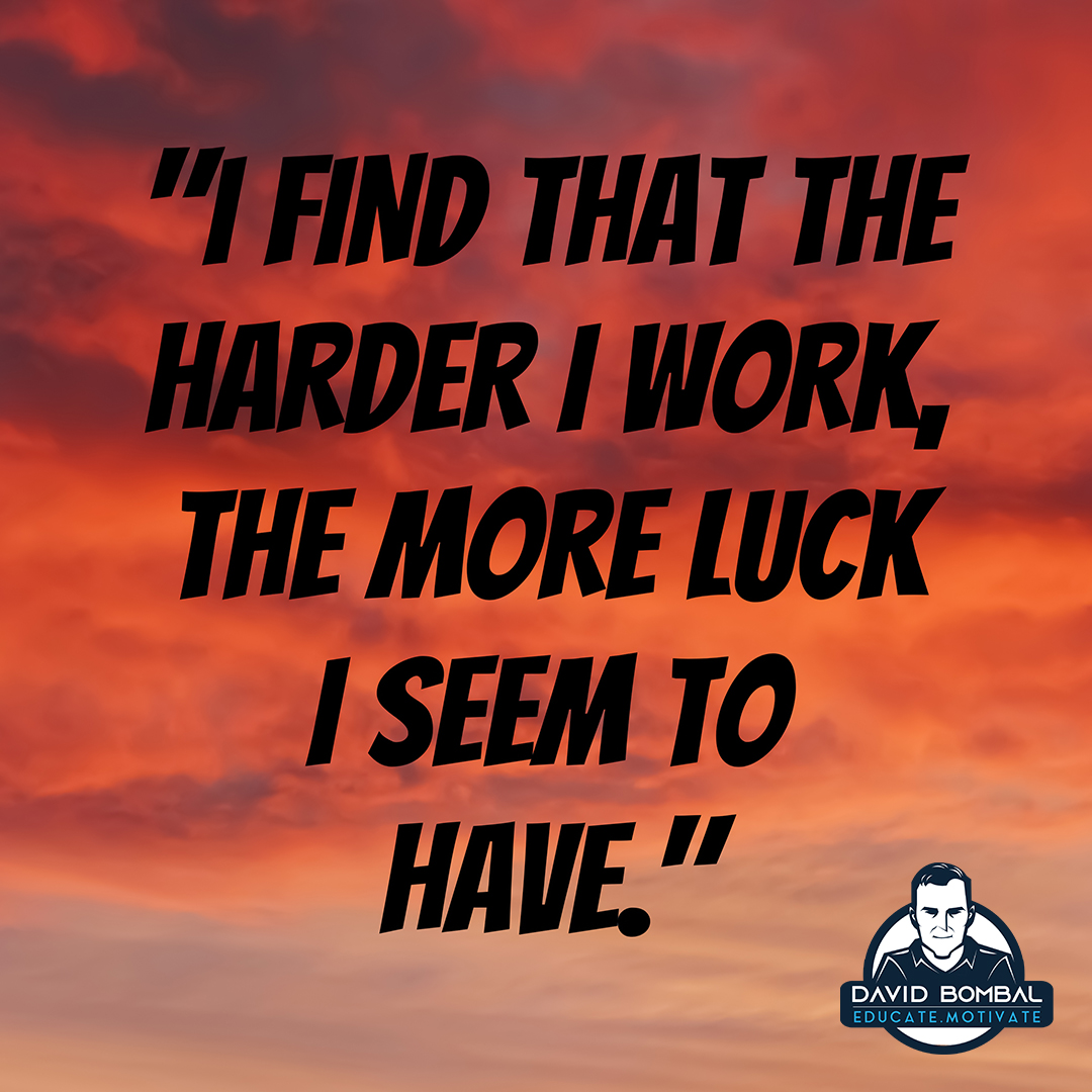 davidbombal's tweet image. I find that the harder I work, the more luck I seem to have.
#DailyMotivation #inspiration #motivation #bestadvice #lifelessons #changeyourmindset