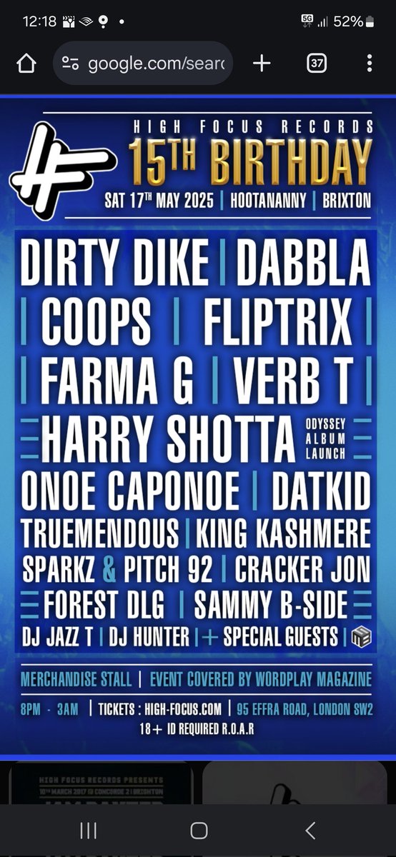 Brixton, it's one of them....