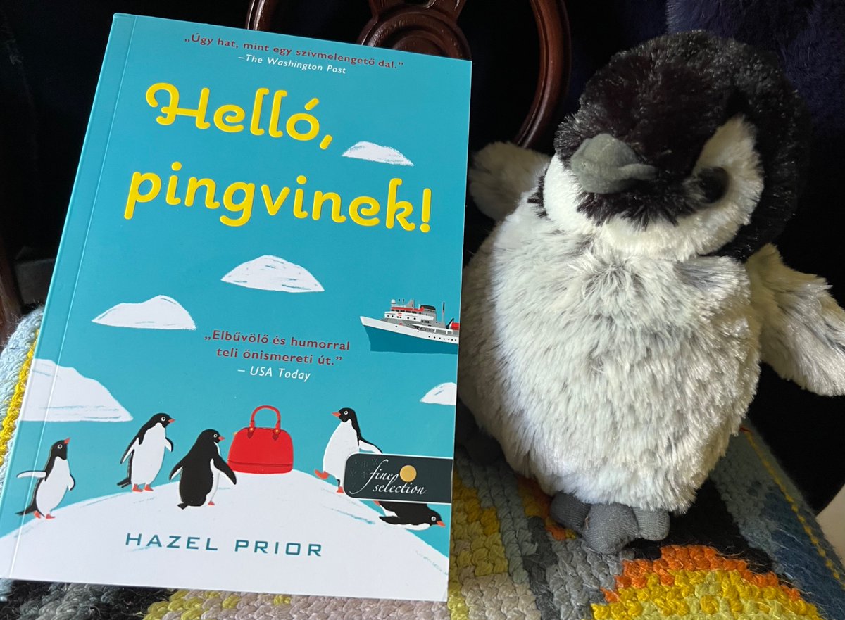 Hazel Prior #GoneWithThePenguins (@hazelpriorbooks) on Twitter photo So pleased to receive this delightful Hungarian edition of #AwayWithThePenguins. Massive thanks, team <a href="/DA_Agency/">Darley Anderson Agency</a>!
#BookTwitter #penguins So pleased to receive this delightful Hungarian edition of #AwayWithThePenguins. Massive thanks, team <a href="/DA_Agency/">Darley Anderson Agency</a>!
#BookTwitter #penguins