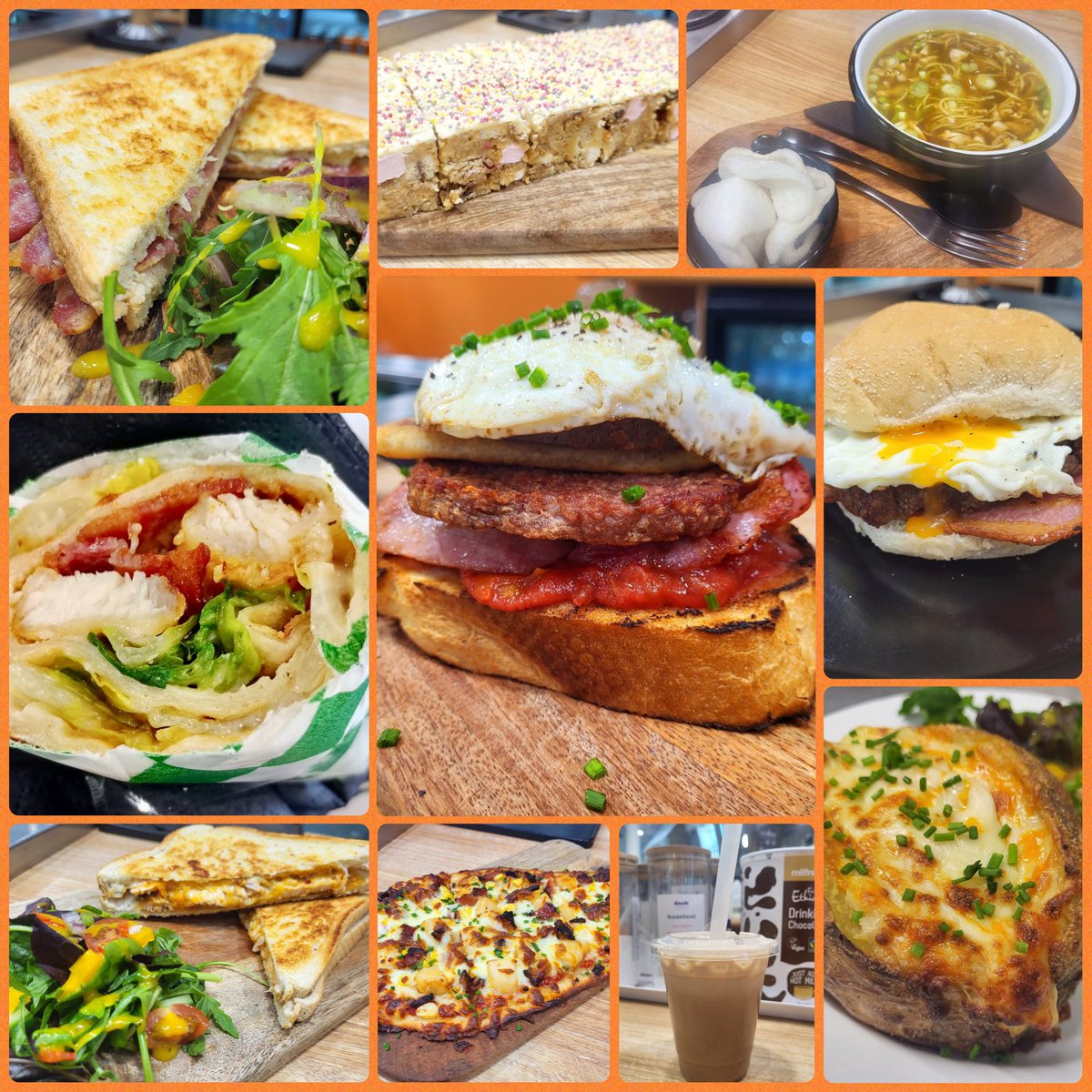 MrsAllder's tweet photo. Get some Scran 🧡 Having food palpitations looking at these delicious offerings! #scran #corbypool  #alldaybreakfast #supportlocal #somethingforeveryone #byehangover #yum #familyfood #localproduce https://t.co/qtMnVM49ia