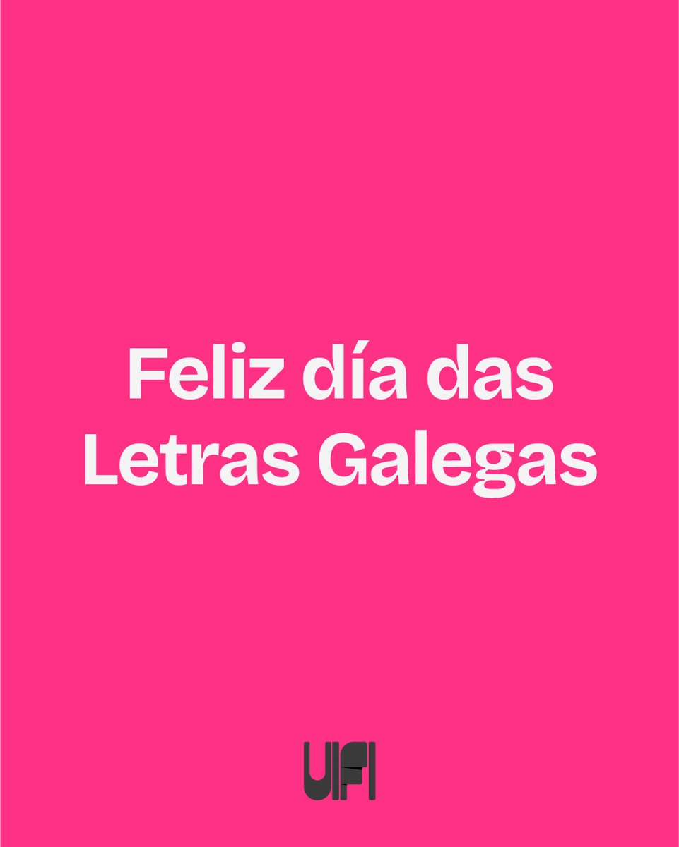 JUIFIgal's tweet photo. UIFI deséxavos un feliz Día das Letras Galegas 🤍💙

#uifi #diadasletrasgalegas #galicia #olasomosjuifi https://t.co/c38Bm6xe8S
