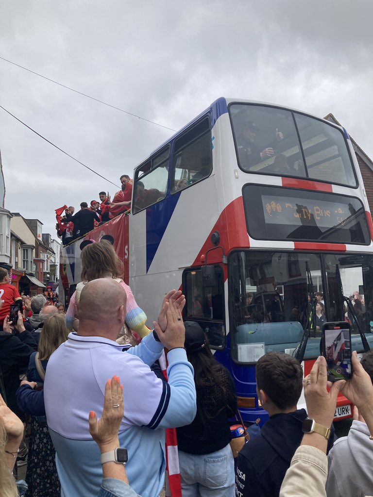 Massive turnout for Whitstable Town winning FA Vase.