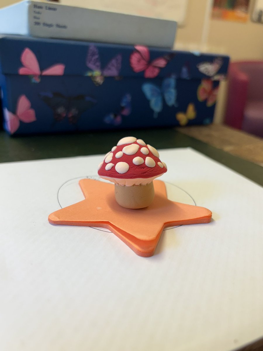 You know you are doing something right when a very hard to engage young person gives you a little red Musroom of clay !

It’s hard to be present with open heart and compassion in front of negativity and abuse. But possible ! It also helps us grow! The Presence of the healer heals