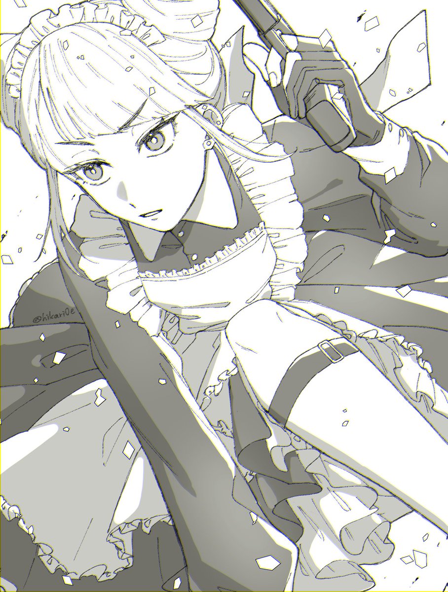 hikari0e's tweet image. 戦うメイドのジャスミンさんが見たいよ〜〜っっ
