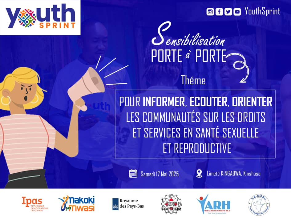 YOUTH SPRINT (@youthsprint) on Twitter photo 🚨 STOP À LA DÉSINFORMATION !🚨
📢 Ton corps, tes droits, ton avenir : viens t'informer avec le #consortium <a href="/Youthfim/">Youth forum on MDGs and ICPD/ ODD</a> !
📆 Quand ? Samedi 17 mai 2025
📍Où ?Limete KINGABWA, Kinshasa
🔎 Pourquoi ? Parce que chacun mérite d'avoir accès à des infos fiables sur la #SSR
#AI2SR 🚨 STOP À LA DÉSINFORMATION !🚨
📢 Ton corps, tes droits, ton avenir : viens t'informer avec le #consortium <a href="/Youthfim/">Youth forum on MDGs and ICPD/ ODD</a> !
📆 Quand ? Samedi 17 mai 2025
📍Où ?Limete KINGABWA, Kinshasa
🔎 Pourquoi ? Parce que chacun mérite d'avoir accès à des infos fiables sur la #SSR
#AI2SR