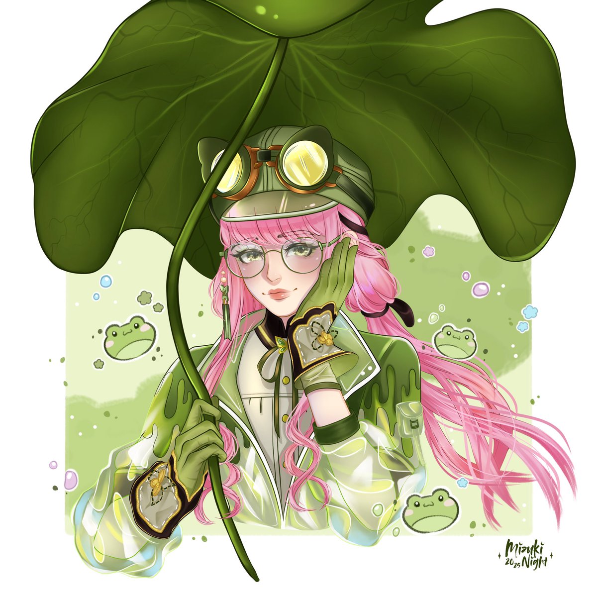 mizukiinight's tweet image. nikki i drew for @/tuongnevaeh on ig🫶🏼
her nikki it’s so cute she likes green and frogs&gt;&lt;
#InfinityNikki