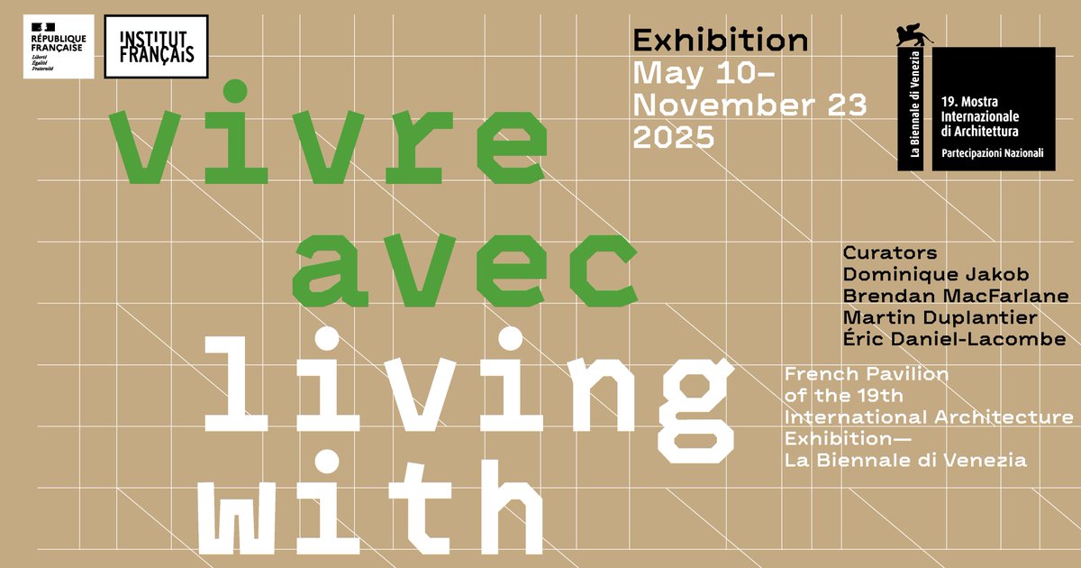 BeirutUrbanLab's tweet photo. The Beirut Urban Lab is participating in the 19th International Architecture Exhibition – La Biennale di Venezia with the French Pavilion under the theme “Living With”, on view from May 10 to November 23, 2025. https://t.co/HFcTSWMRgQ