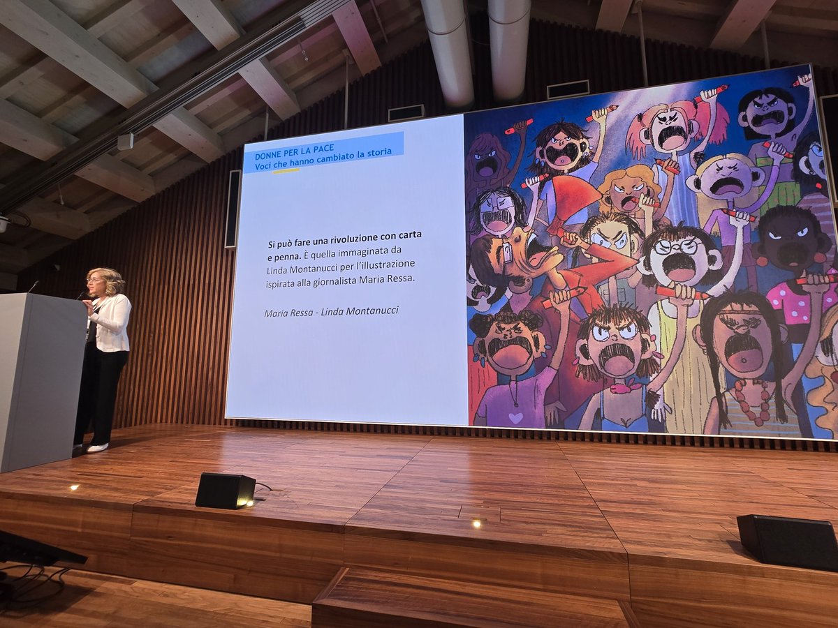 @AntonellaMariani di <a href="/Avvenire_Nei/">𝐀𝐯𝐯𝐞𝐧𝐢𝐫𝐞</a> a <a href="/Inspiring_PR/">InspiringPR - Festival delle Relazioni Pubbliche</a> Donne per la pace 20% di presenza fra i Premi Nobel e vanno raccontate per rafforzare obiettivo di allargare lo sguardo, parlando di educazione e recuperando senso di comunità,
partendo dalla relazione e dalla parola.
<a href="/Ferpi_RP/">FERPI</a>
