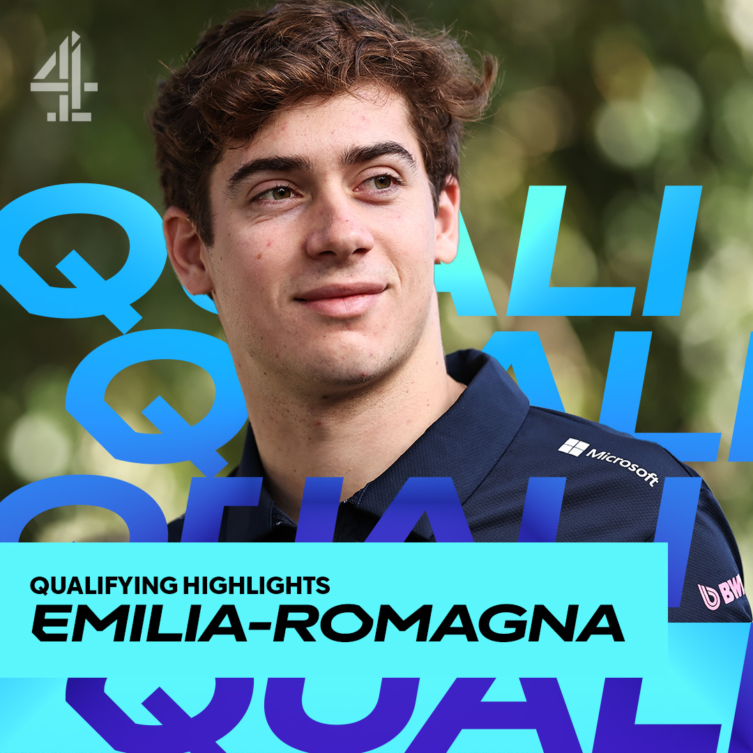 Quali day at Imola 🇮🇹

Who’s putting it on pole? 🏎️

Don't miss it on <a href="/Channel4/">Channel 4</a> at 6:30pm today 📺

#C4F1 | #F1 | #EmiliaRomagnaGP