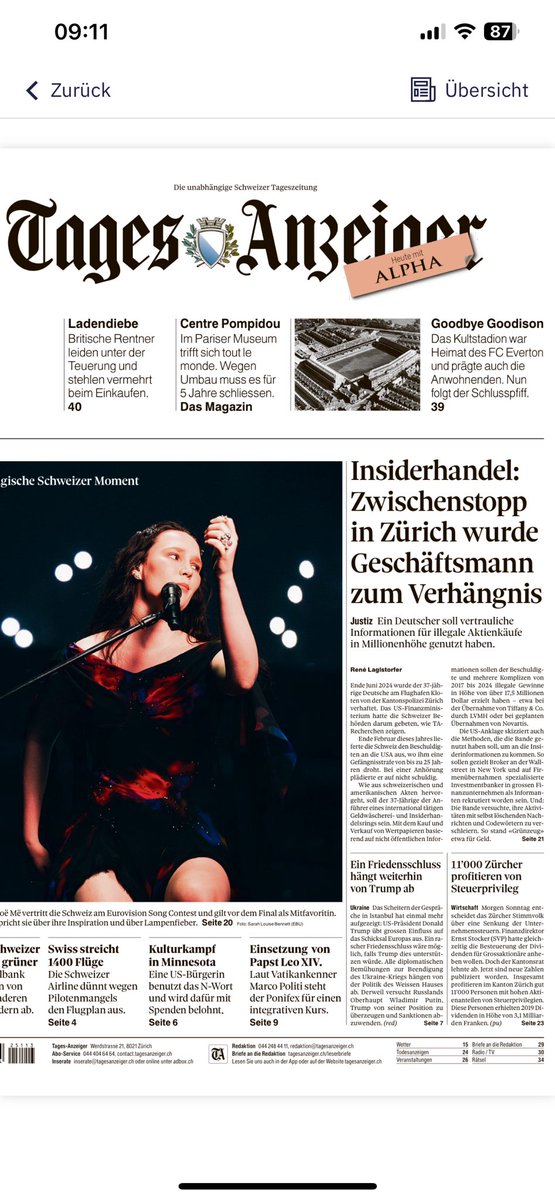Meine Titelstory in der aktuellen Wochenendausgabe des Tages-Anzeiger: 
Insiderhandel an der Börse: «Grünzeug» war das geheime Wort für Geld 
tagesanzeiger.ch/insiderhandel-…