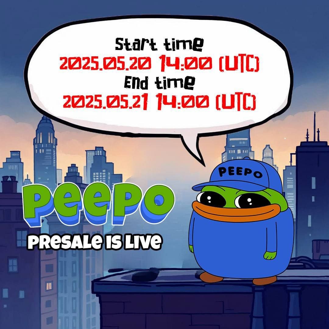$Peepo

小佩佩，大梦想。即将登陆BSC网络！🐸 随着BSC日益普及，$PEEPO 或将成为下一个风口。该项目的目标是在未来几天内达到数千万的市值。期待接下来的进展！ 👀

预售：pinksale.finance/launchpad/bsc/…

Zealy：zealy.io/cw/peepopals/q…

• 白名单类型
• 100 BNB 硬顶
• 0.5 BNB 最高购买

🐸 LP 锁定