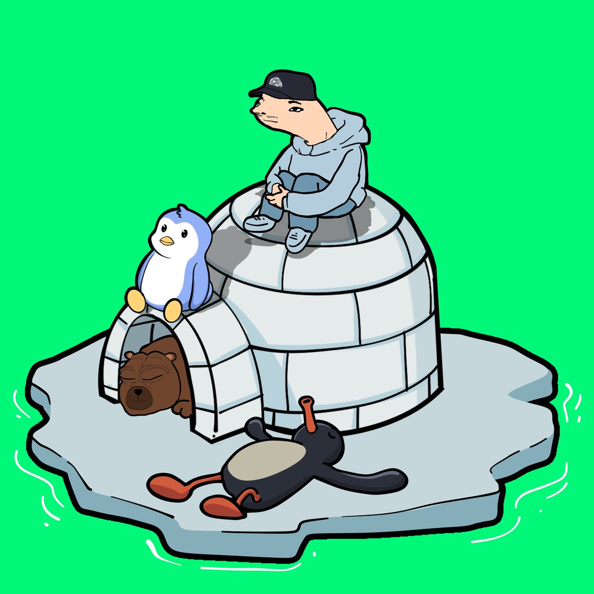 loconotz's tweet photo. we told investors we’re building something revolutionary.

here’s what we meant: 🧊 ✳️ 🐧 https://t.co/5xwnTkYgXe