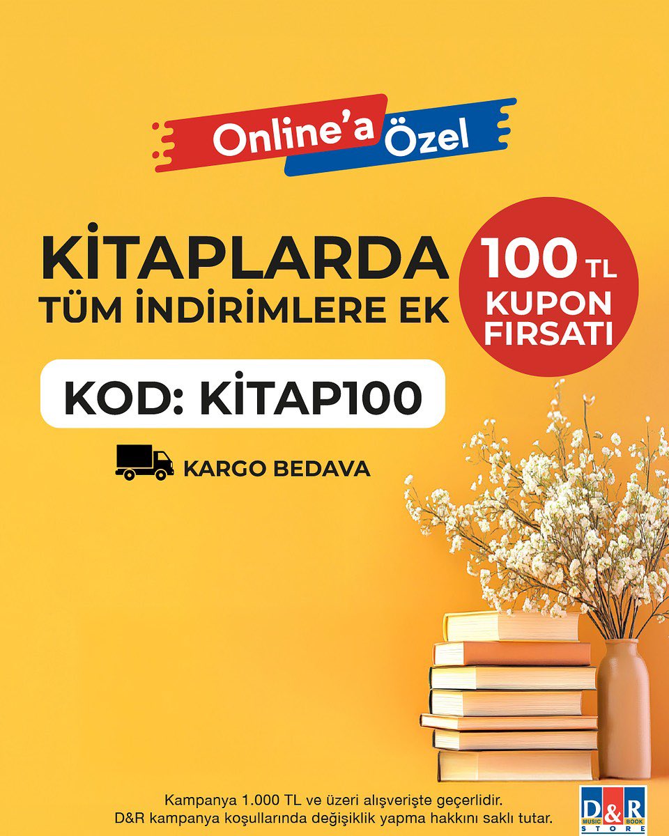 Kitaplarda tüm indirimlere ek 100 TL kupon fırsatı dr.com.tr’de!

Hemen keşfet: d-r.im/a/2KXEI