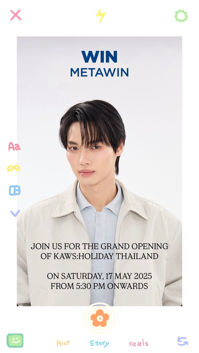 MaryxNongWin's tweet image. 🔔🔔 กิจที่ 3 แจกเงิน 200 บาท 1 คน “รี + เฟบ ผชดต้องทำครบ 2 อย่างนะคะ” ปิดกิจ 23:00 น. วันนี้

ขอบคุณคุณ @Kob1701 สำหรับของรางวัลค่ะ 

WIN WITH KAWS HOLIDAY

#CentralEmbassyXWinMetawin