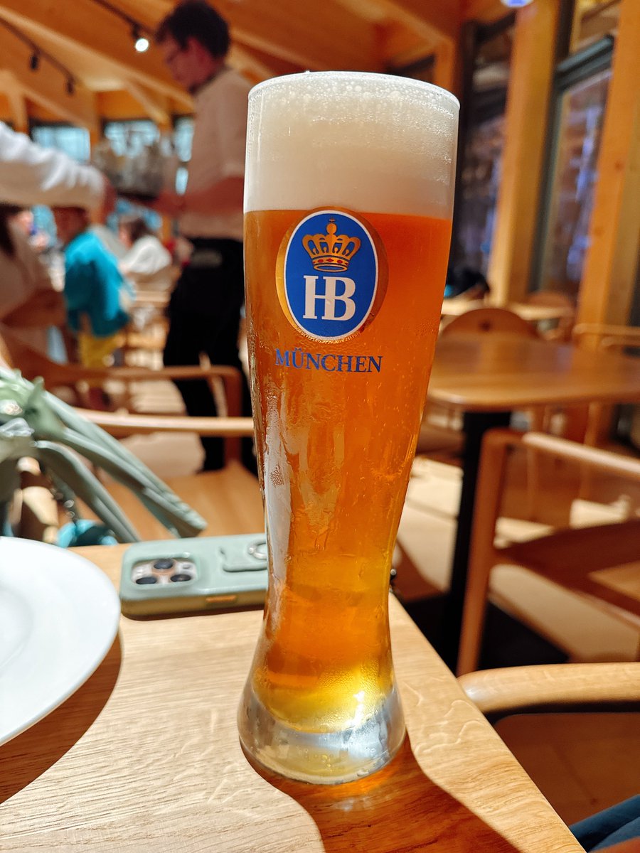 かみさんドイツ館で珍しくビール🍺