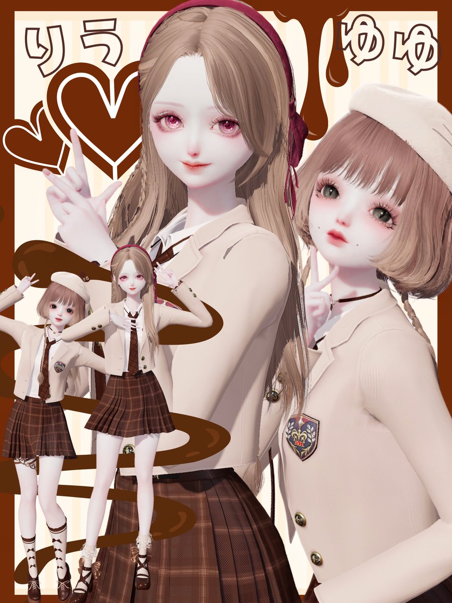 momo_kirapara's tweet photo. 同じクラスのりうたんとぶらんじゅツショ🍫🤎

#Brunges_
#キラパラ #きらめきパラダイス https://t.co/4QxyDiwCTq