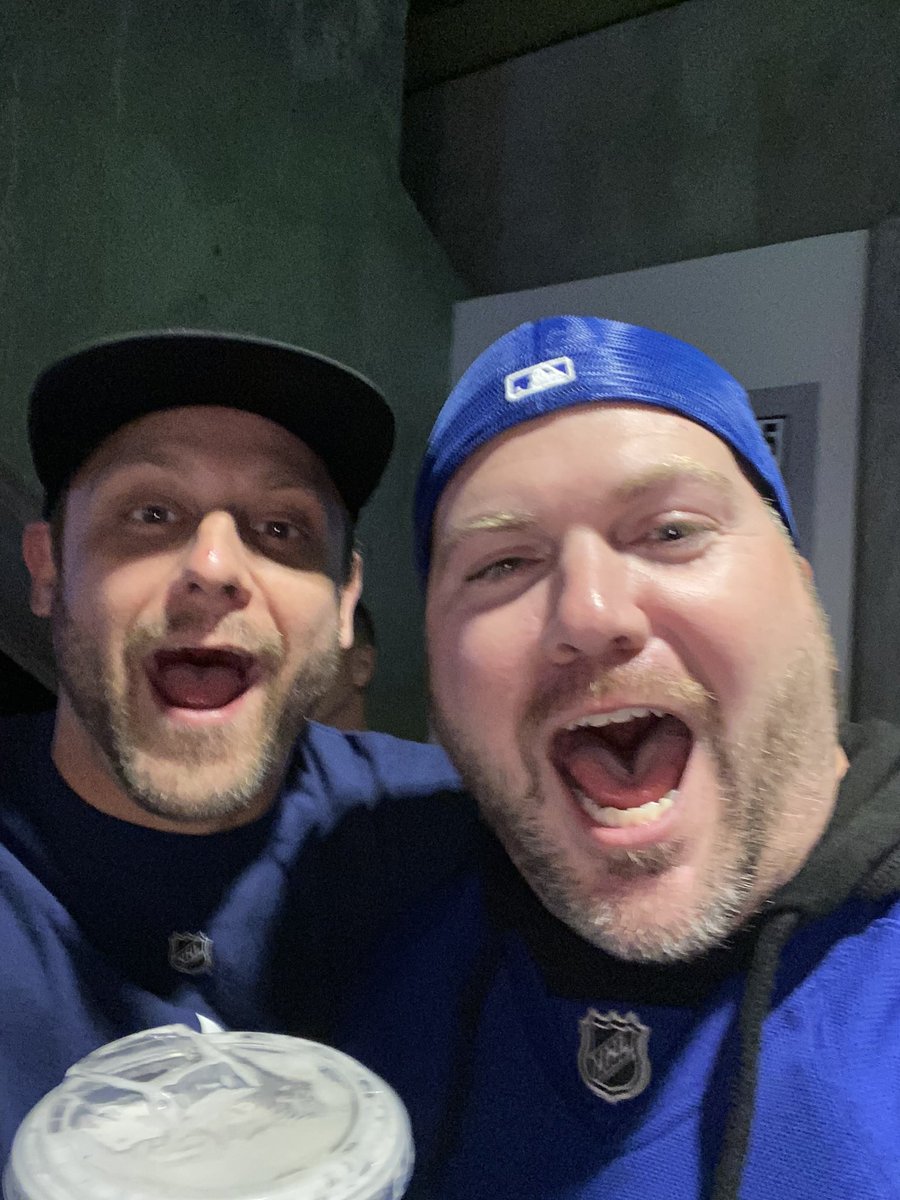 ekralc_ekim's tweet photo. @Xposed My  long time buddy Paul and I bring the PASSION and just have a great time. I’d love to take him to game 7 so we can finally sit together and get our section LOUD! GO LEAFS GO!!!! https://t.co/mnxIB8vU86
