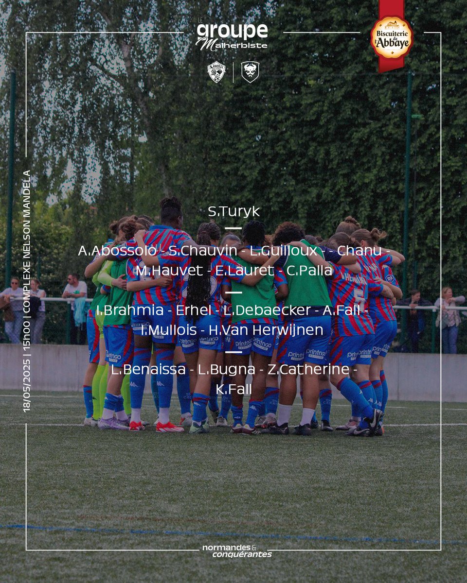 Le groupe qui se déplacera demain à Sarcelles 🚌

#SMCaen #TeamSMC