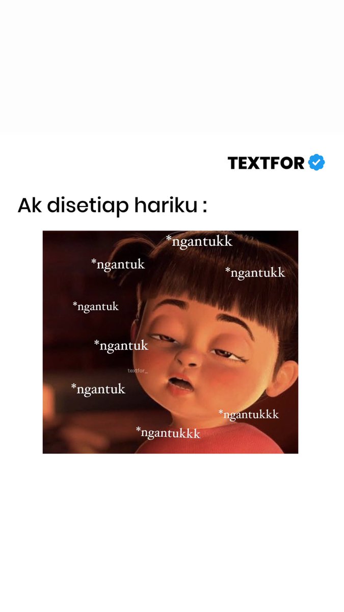 plis knp yh q ini ngntuk terus😔