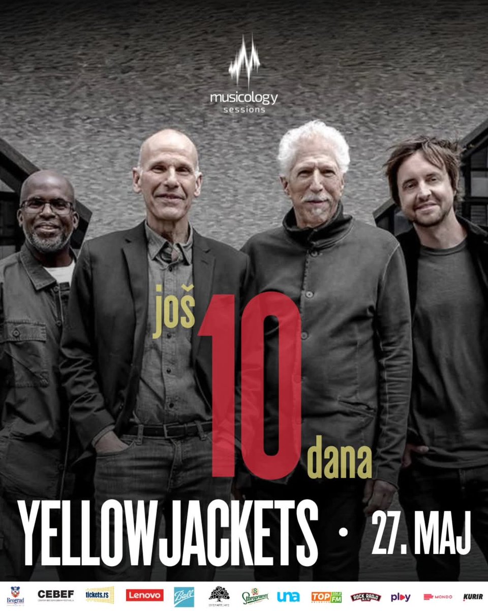 TAČNO DESET DANA DO KONCERTA 🙌🏻❤️‍🔥

Datum: 27. maj
20.30h vrata
21h Musicology Showcase by Lenovo 
22h JAZZANOVA LIVE BAND

Ulaznice: tickets.rs/event/srdan_di…

Informacije: 063.594.294 &amp; 063.594.054

BitefArtCafe 
Mitropolita Petra 8
Parking se nalazi iza kluba