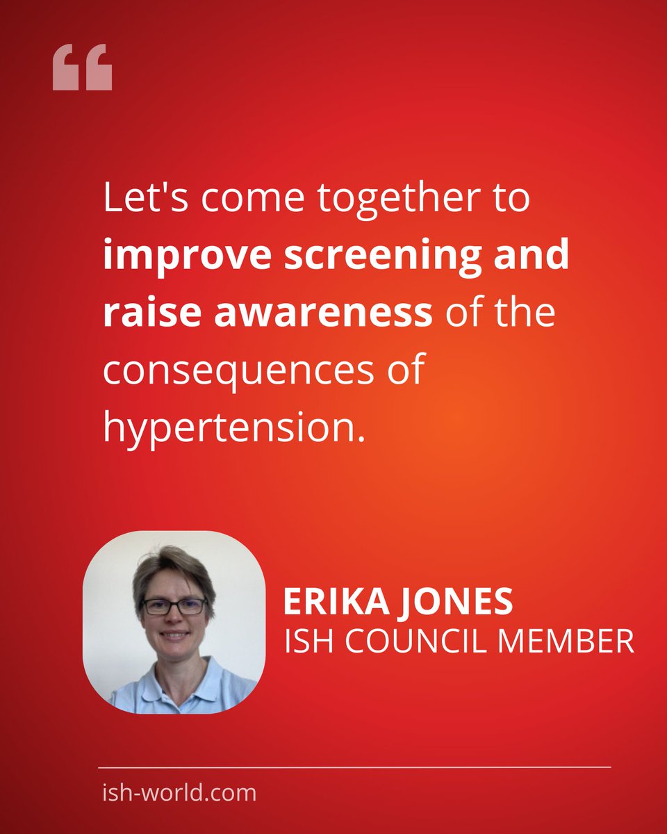 International Society of Hypertension (@ishbp) on Twitter photo Read a perspective from ISH Council member Erika Jones on why #WorldHypertensionDay and <a href="/MayMeasure/">MayMeasure</a> are so important.
Visit our dedicated web pages to World Hypertension Day and MMM: ish-world.com/world-hyperten… Read a perspective from ISH Council member Erika Jones on why #WorldHypertensionDay and <a href="/MayMeasure/">MayMeasure</a> are so important.
Visit our dedicated web pages to World Hypertension Day and MMM: ish-world.com/world-hyperten…