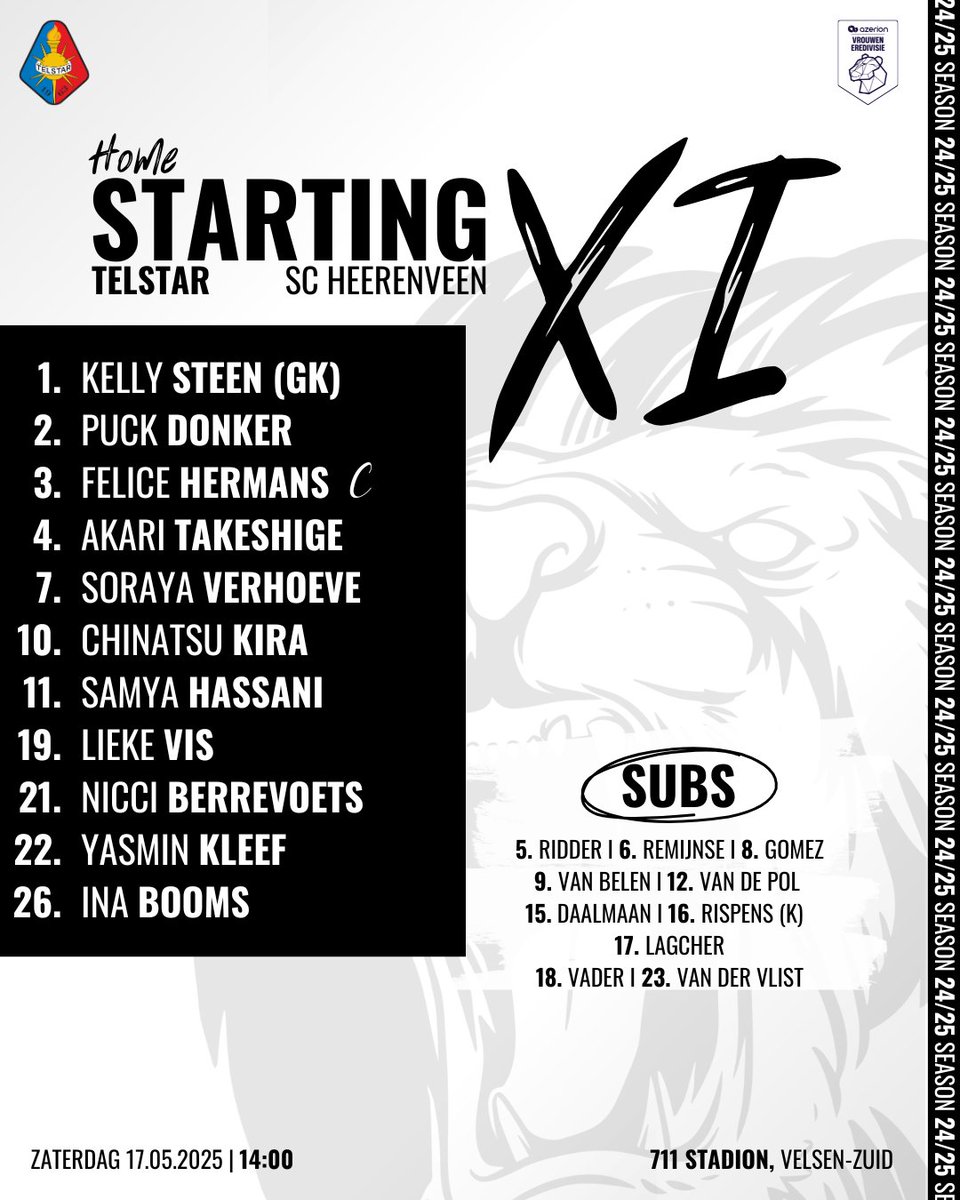 𝐗𝐈 𝐯𝐬 𝐒𝐂 𝐇𝐞𝐞𝐫𝐞𝐧𝐯𝐞𝐞𝐧!🦁

#WitteLeeuwinnen #TELhee