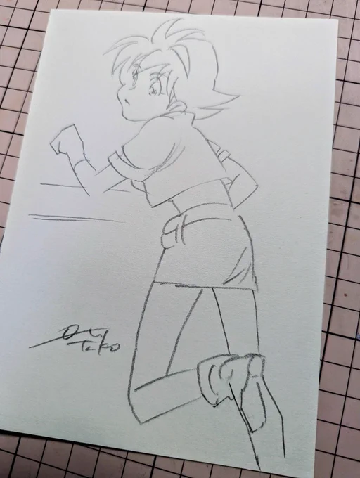 レイン線画 
